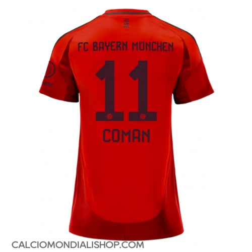 Maglie da calcio Bayern Munich Kingsley Coman #11 Prima Maglia Femminile 2024-25 Manica Corta